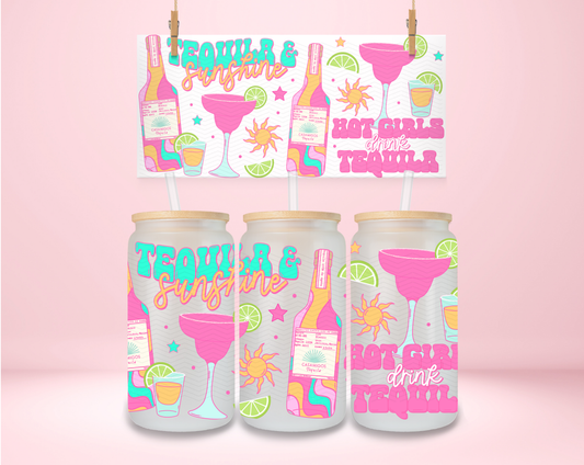 Hot Girls Drink Tequila UVDTF Wrap