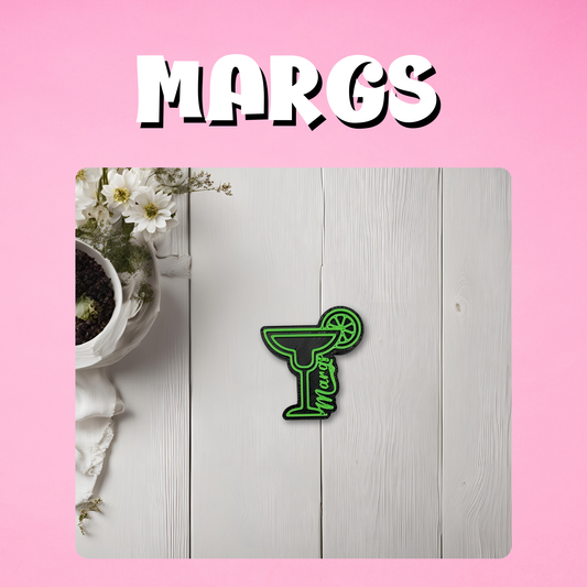 Margs 3D Straw Topper