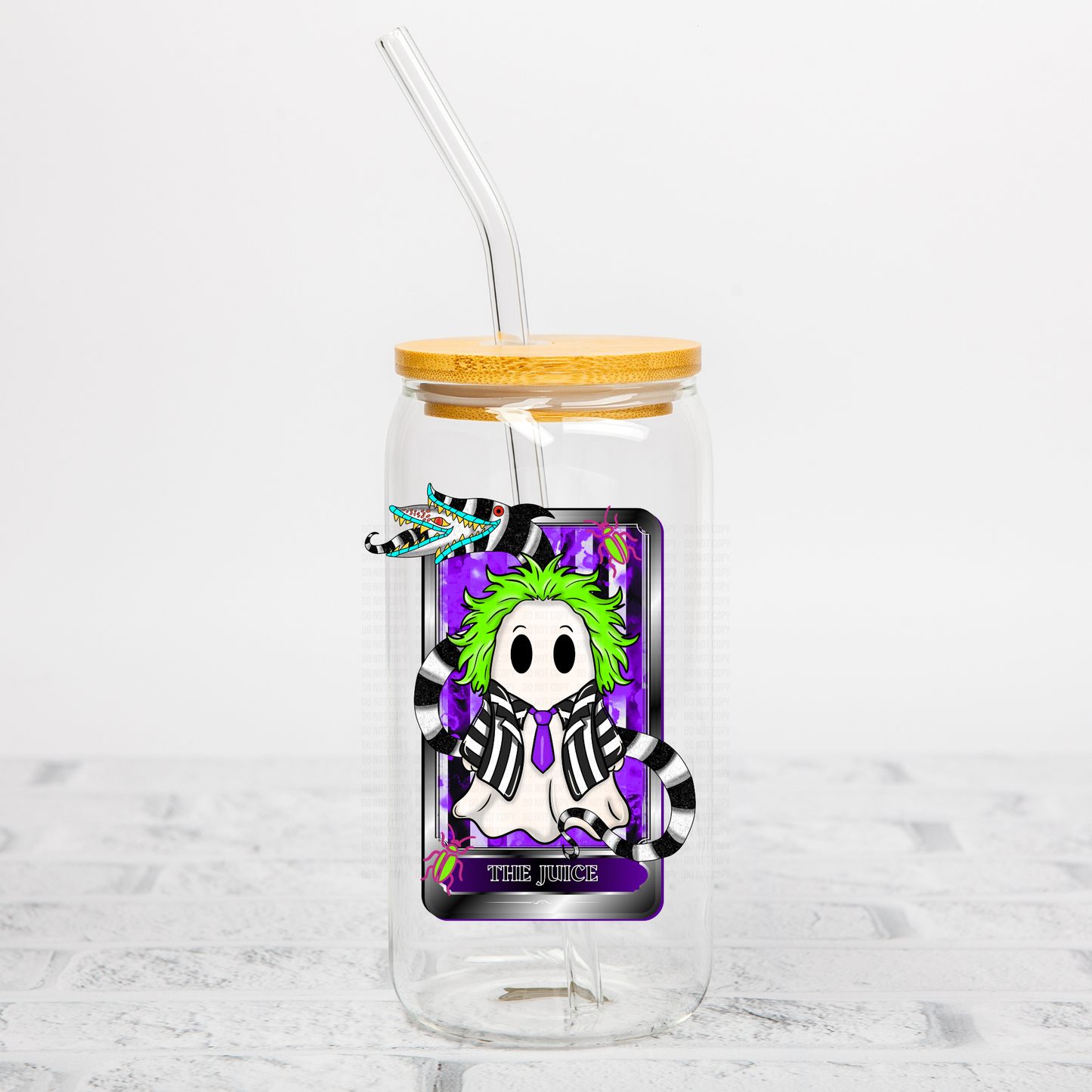 The Juice Card UVDTF Decal