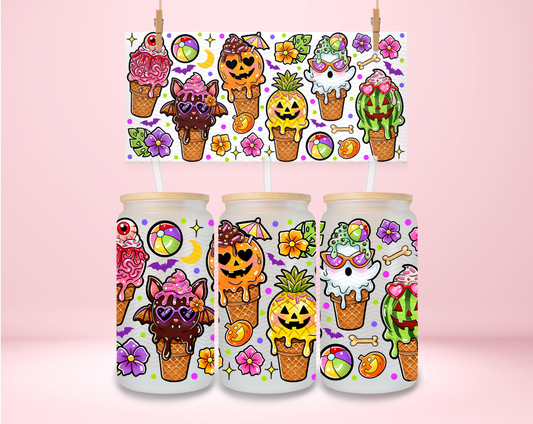 Spooky Summer Ice Cream UVDTF Wrap