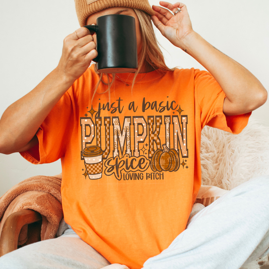 Pumpkin Spice Loving B DTF