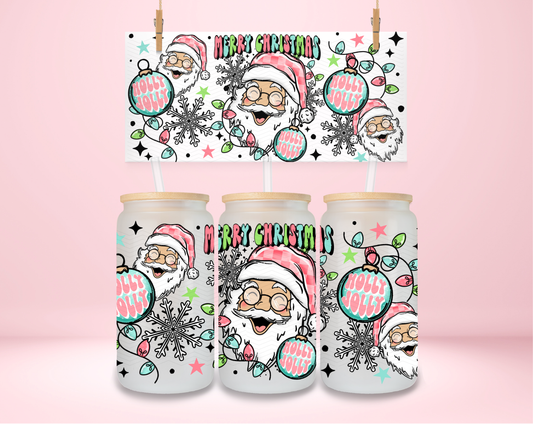 Holly Jolly Santa Light Skintone UVDTF Wrap