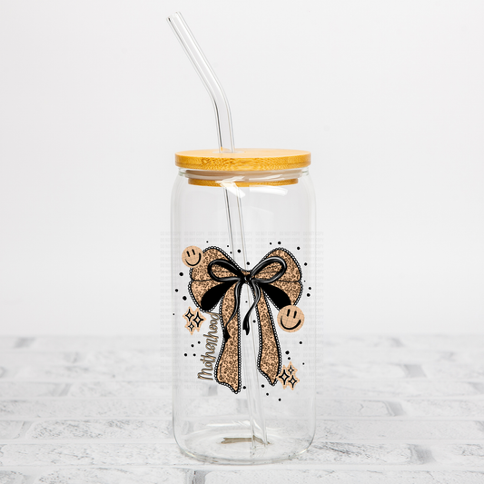 Motherhood Leopard Coquette UVDTF Decal