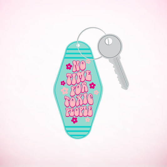 No Time For Toxic PPL Motel Keychain UVDTF Decal