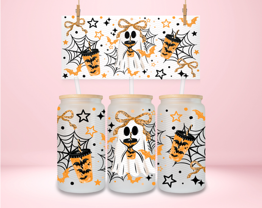 Bat Coffee Orange Coquette UVDTF Wrap