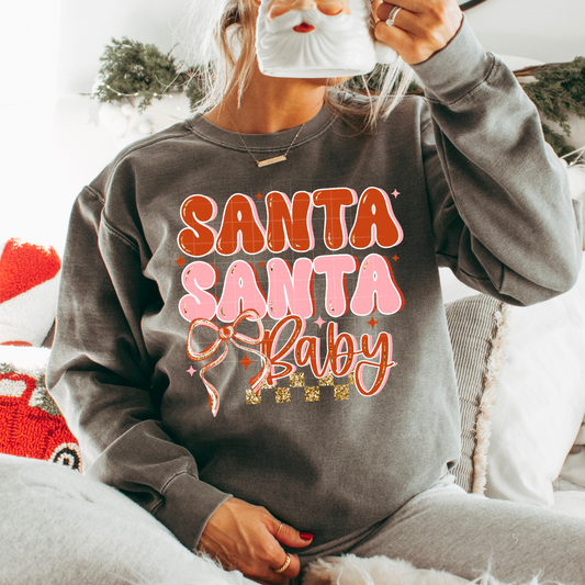 Santa Santa Baby DTF