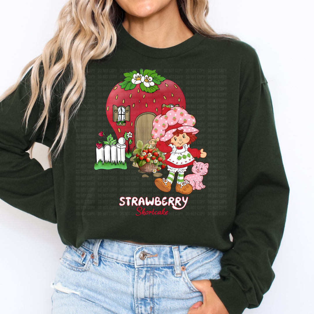 Strawberry Shortcake Strawberry House DTF