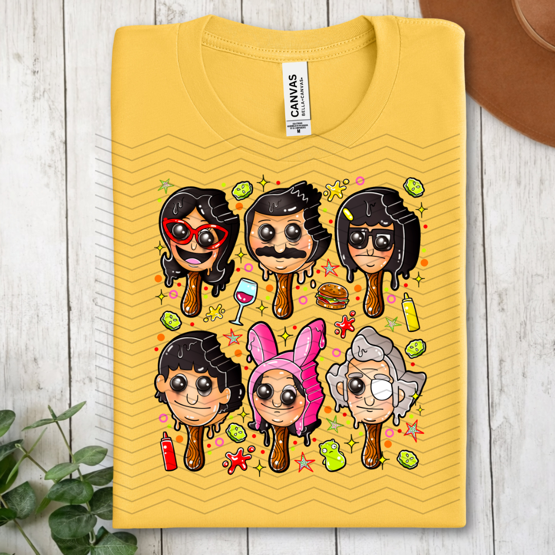 Bob Burger Ice Cream DTF