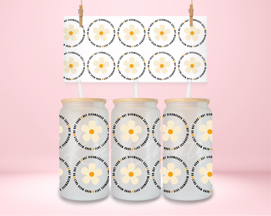 Cup Care- Flower UVDTF Wrap