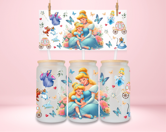 Cinderella Mom and Daughter UVDTF Wrap