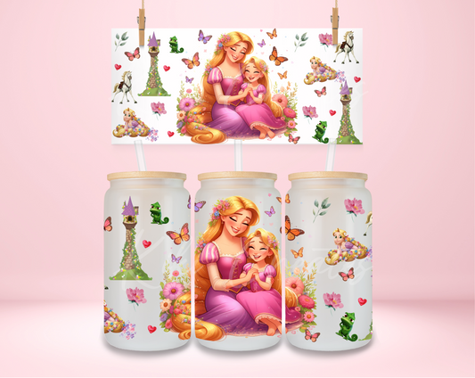 Rapunzel Mom and Daughter UVDTF Wrap