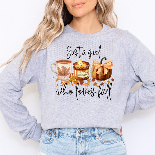 Just a Girl Who Loves Fall- Faves DTF