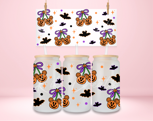 Mickey Pumpkin Cherries UVDTF Wrap