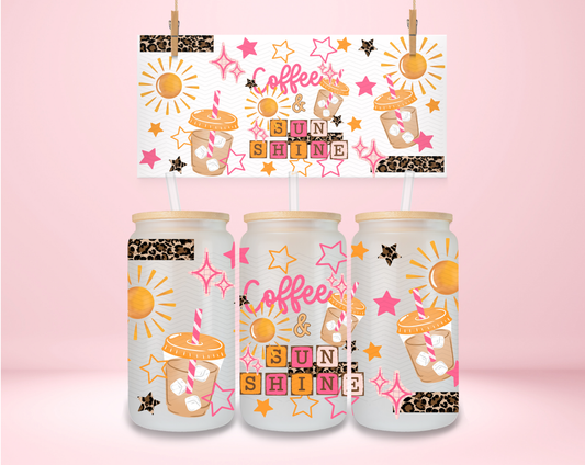 Coffee and Sunshine UVDTF Wrap