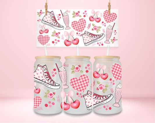 Gingham and Cherries UVDTF Wrap