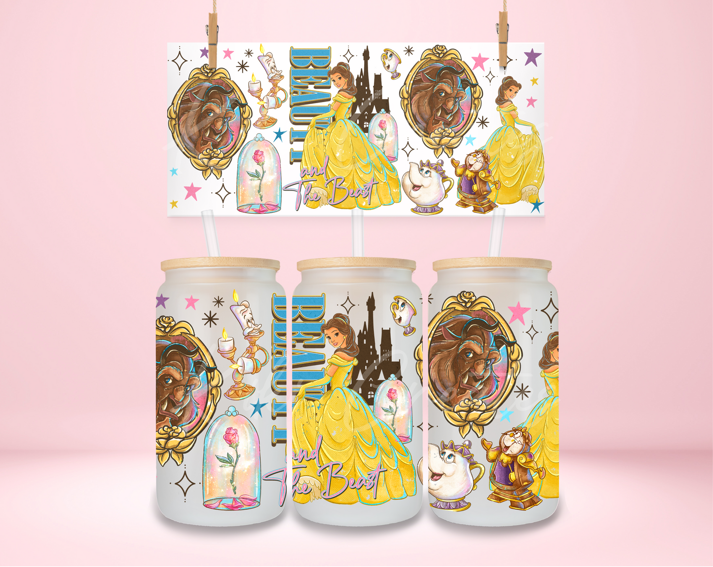 Beauty and the Beast UVDTF Wrap