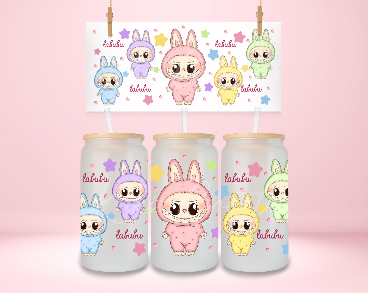 Labubu Friends UVDTF Wrap