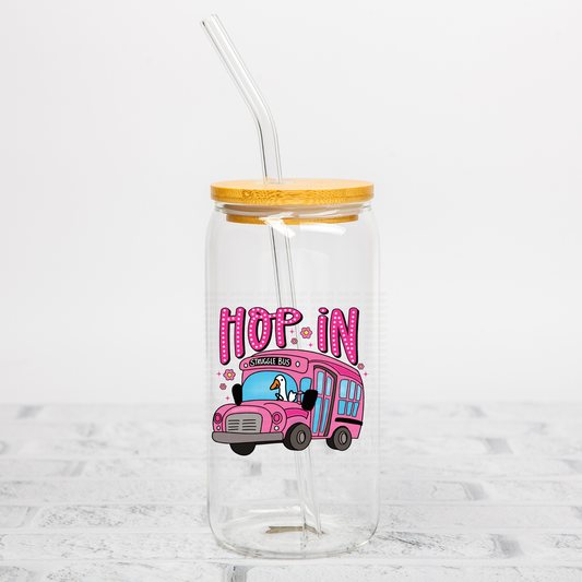 Hop in Struggle Bus UVDTF Decal