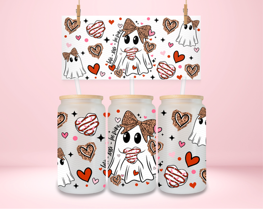 Valentines Ghostie Snacks UVDTF Wrap