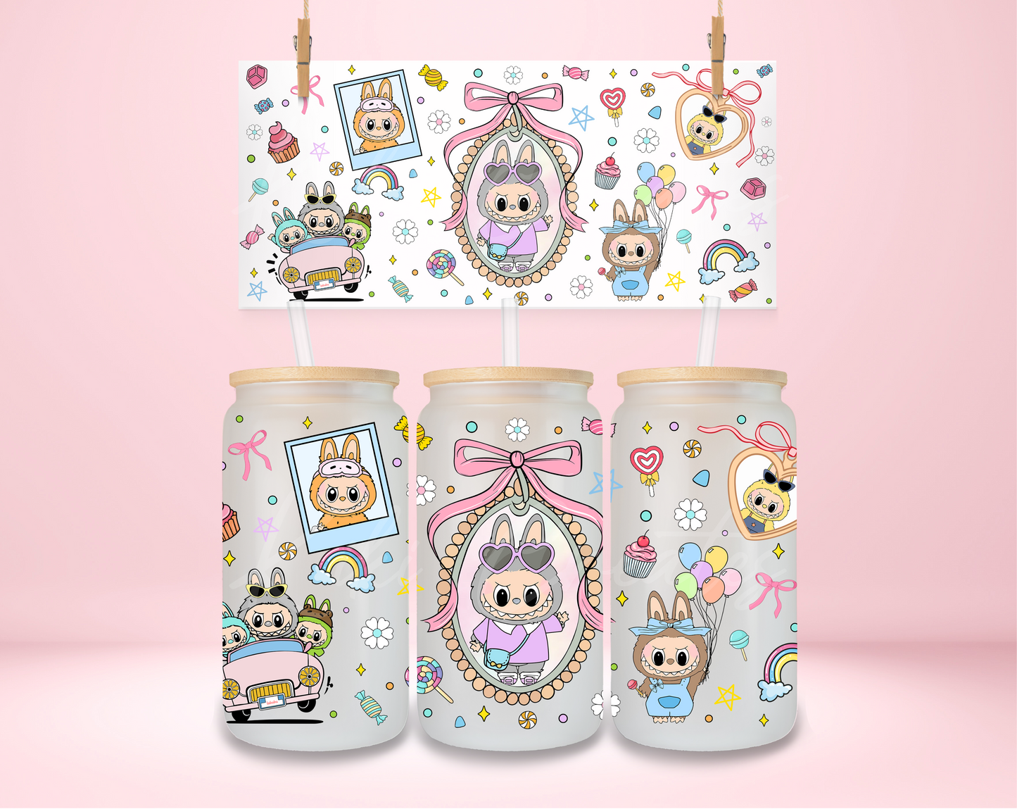 Labubu Girly UVDTF Wrap