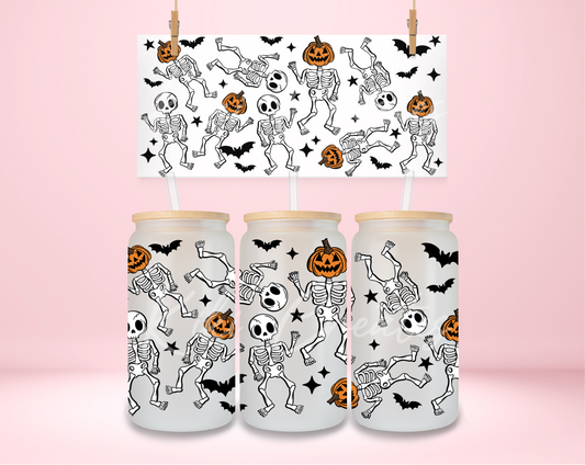 Pumpkin Skellies UVDTF Wrap