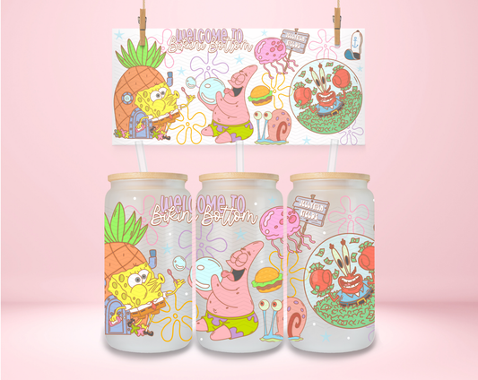 Welcome to Bikini Bottom UVDTF Wrap