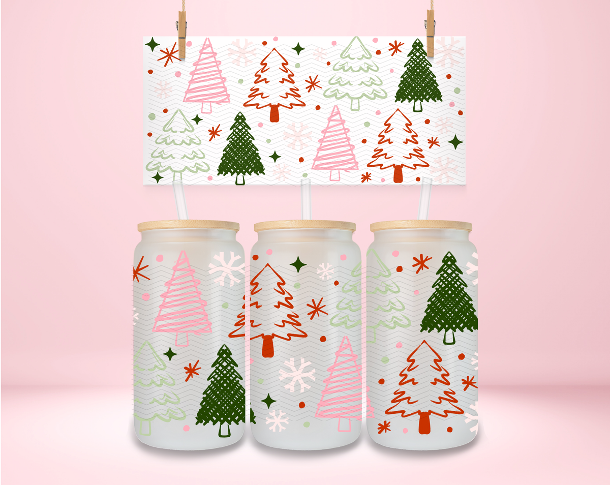 Christmas Trees UVDTF Wrap