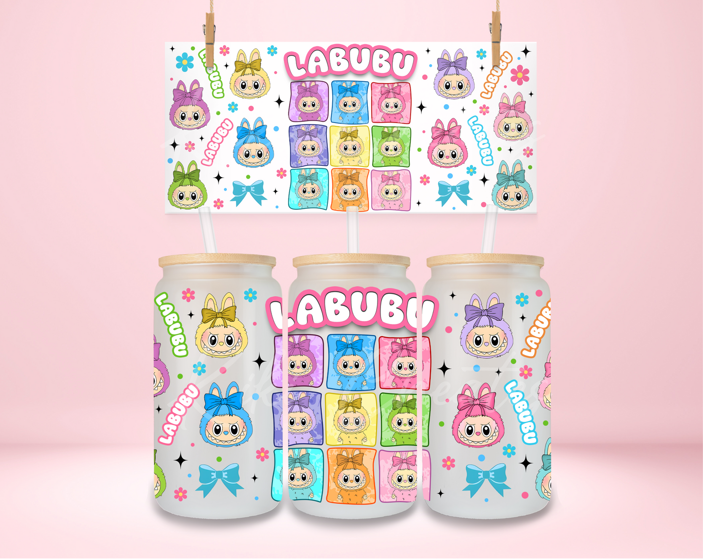 Labubu Coquette 2 UVDTF Wrap