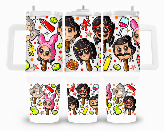 Burger Crew Ice Cream 40oz UVDTF Wrap
