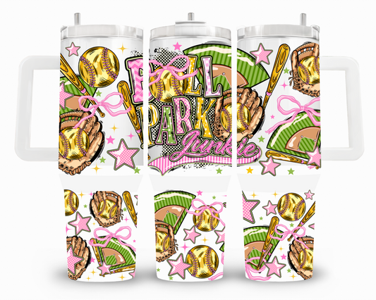 Ball Park Junkie 40oz UVDTF Wrap