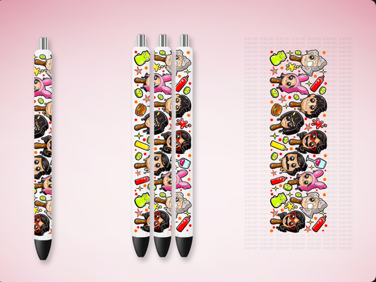 Burger Crew Ice Cream Pen Wrap