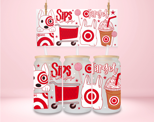 Sips and Target Trips UVDTF Wrap