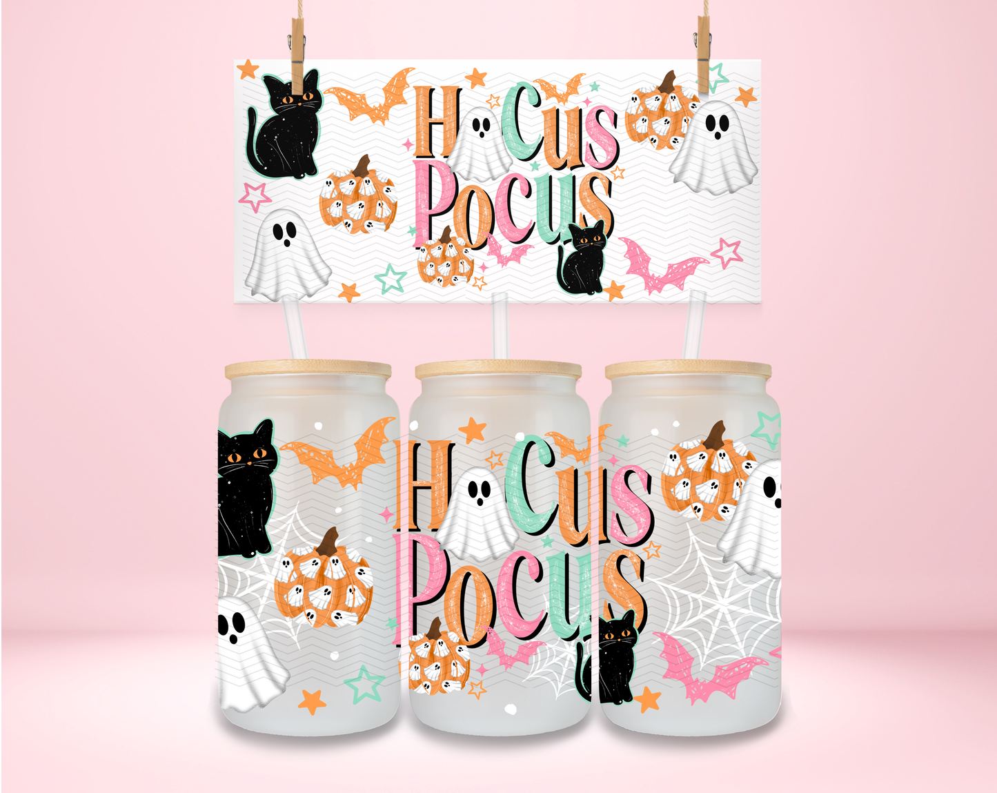 Hocus Pocus Ghosties UVDTF Wrap