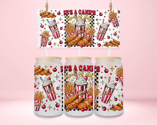 Canes Kinda Day Shake UVDTF Wrap