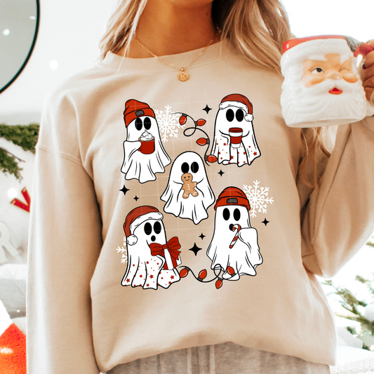 Christmas Ghost Collage DTF