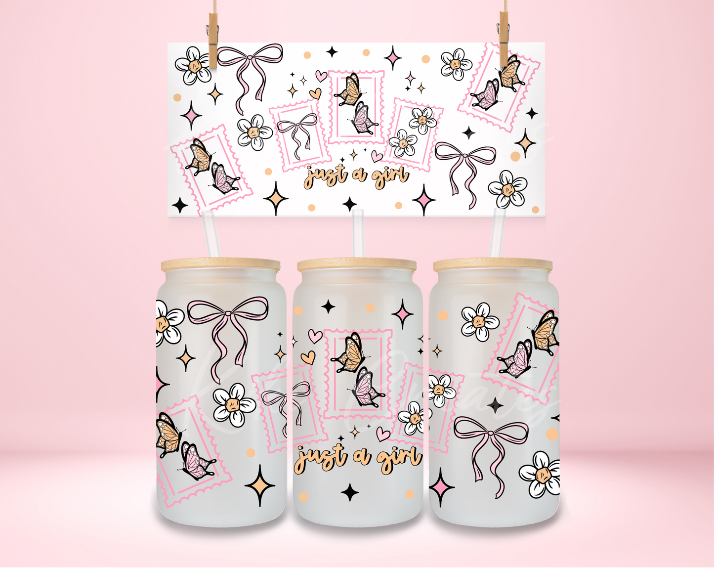 Just a Girl UVDTF Wrap