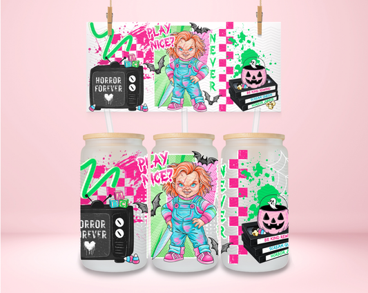 Pastel Halloween Chucky UVDTF Wrap