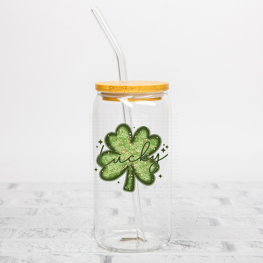 Lace Shamrock UVDTF Decal