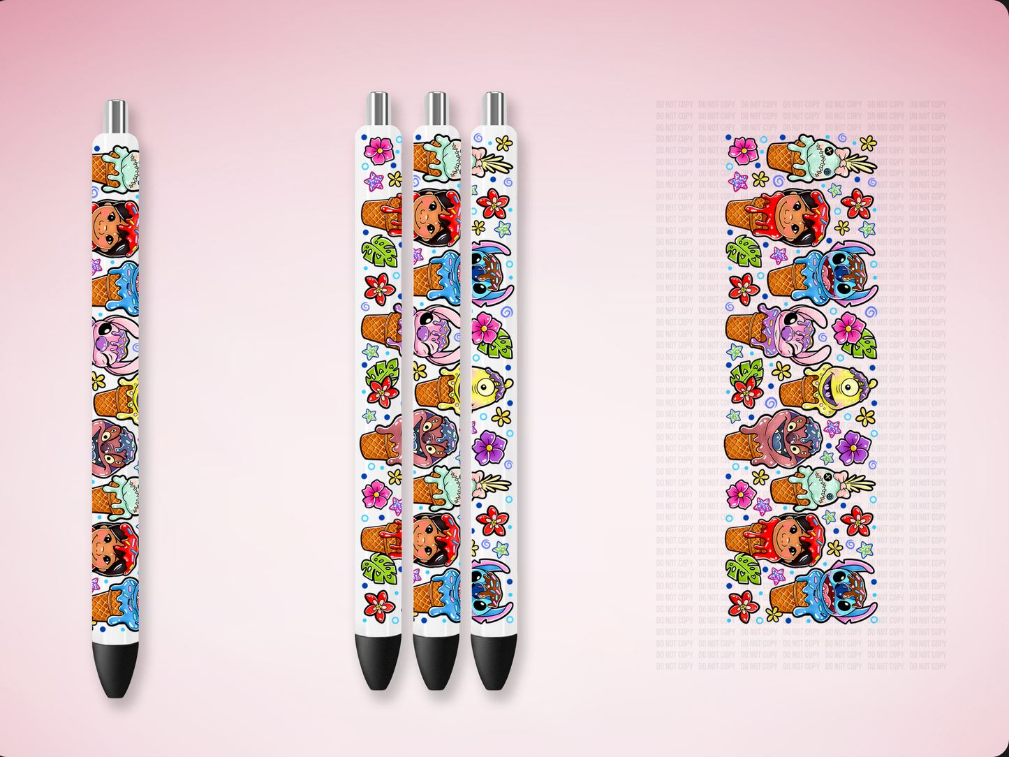 Blue Guy Ice Cream Pen Wrap