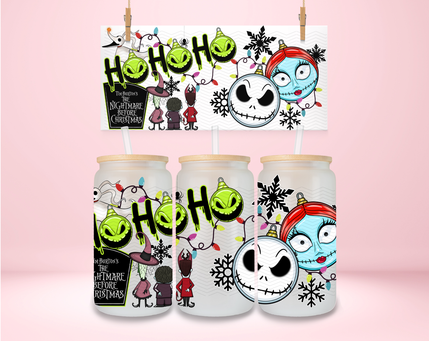 Ho Ho Ho Nightmare UVDTF Wrap