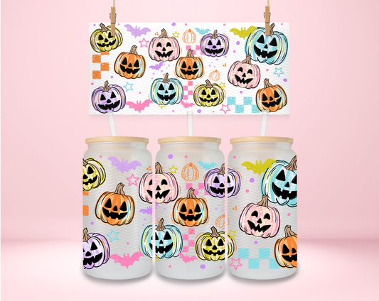 Jack O Lanterns and Bats UVDTF Wrap