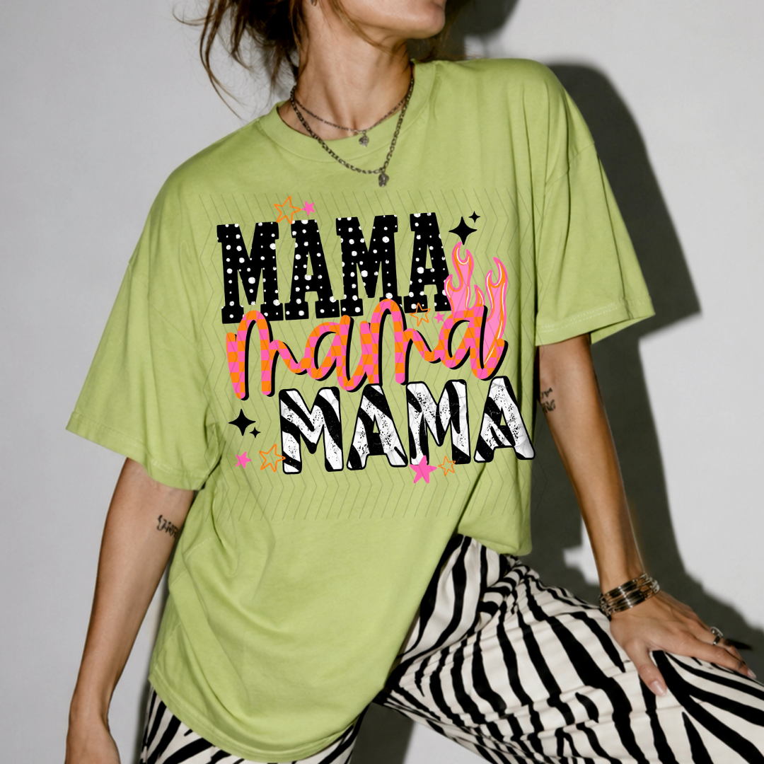 Mama Stack Pattern DTF
