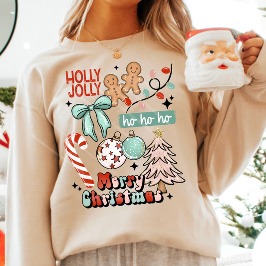Holly Jolly Christmas DTF