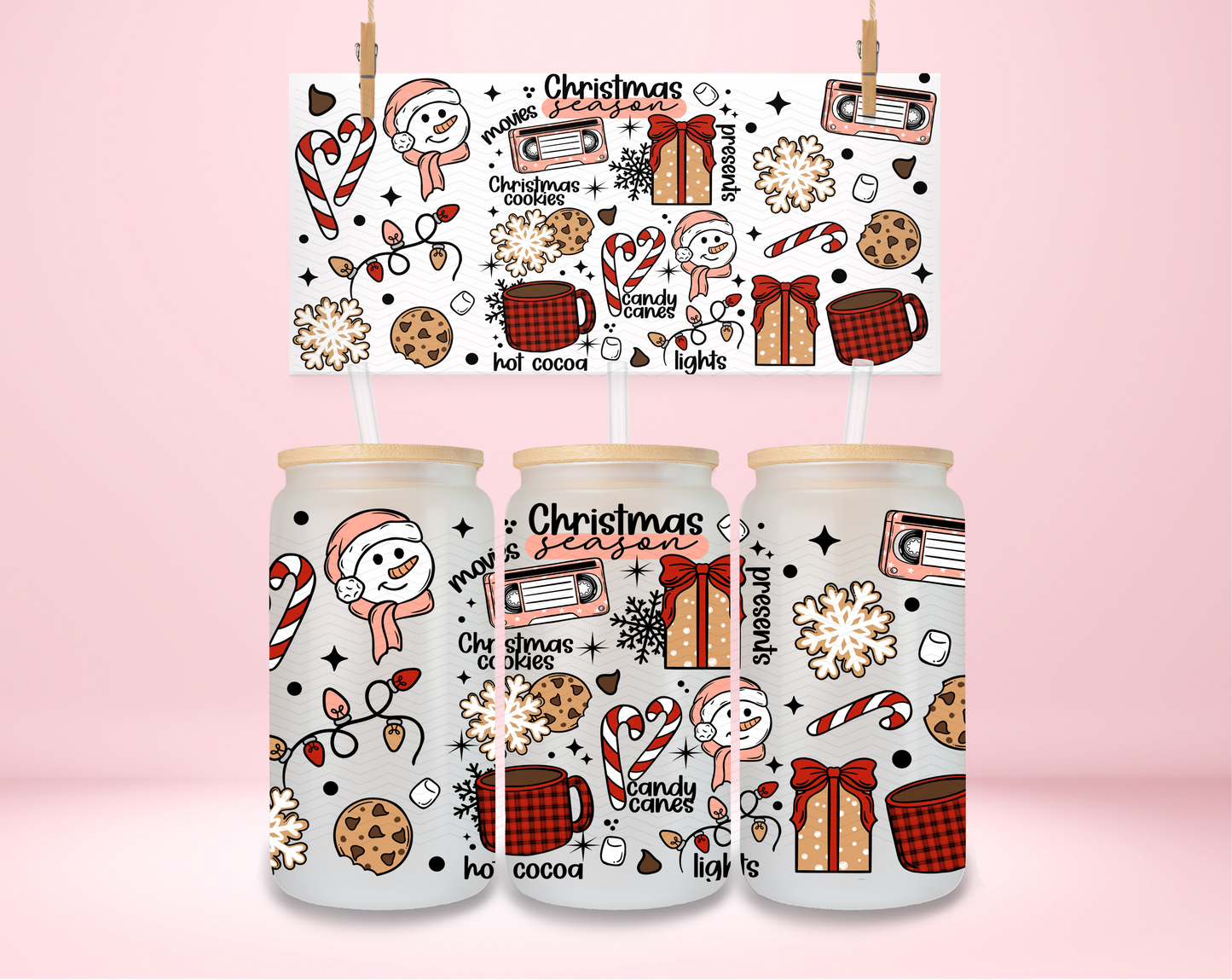 Christmas Season UVDTF Wrap