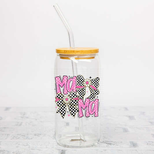 Mama Coquette Pink Leopard UVDTF Decal