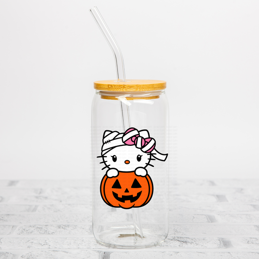 Mummy HK Pumpkin UVDTF Decal