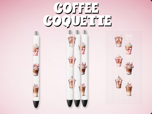 Coffee Coquette UVDTF Pen Wrap