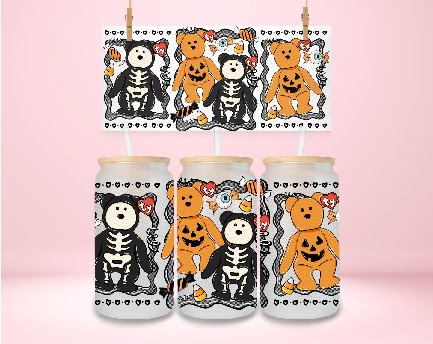 Halloween Bears UVDTF Wrap