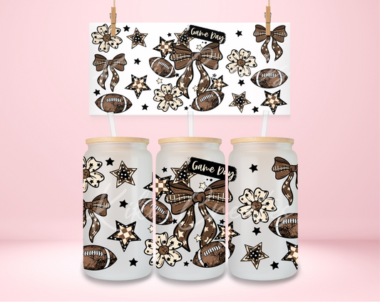 Game Day Football Coquette UVDTF Wrap