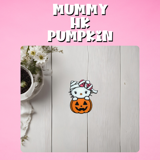 Mummy HK Pumpkin Straw Topper